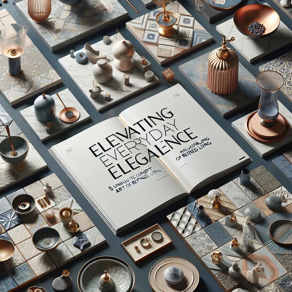 Elevating Everyday Elegance: 5 Unique Tile Concepts Unveiling the Art of Refined Living