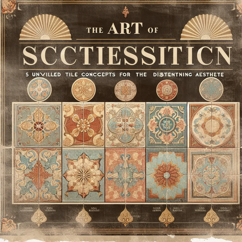 The Art of Sophistication: 5 Unveiled Tile Design Concepts for the Discerning Aesthete
