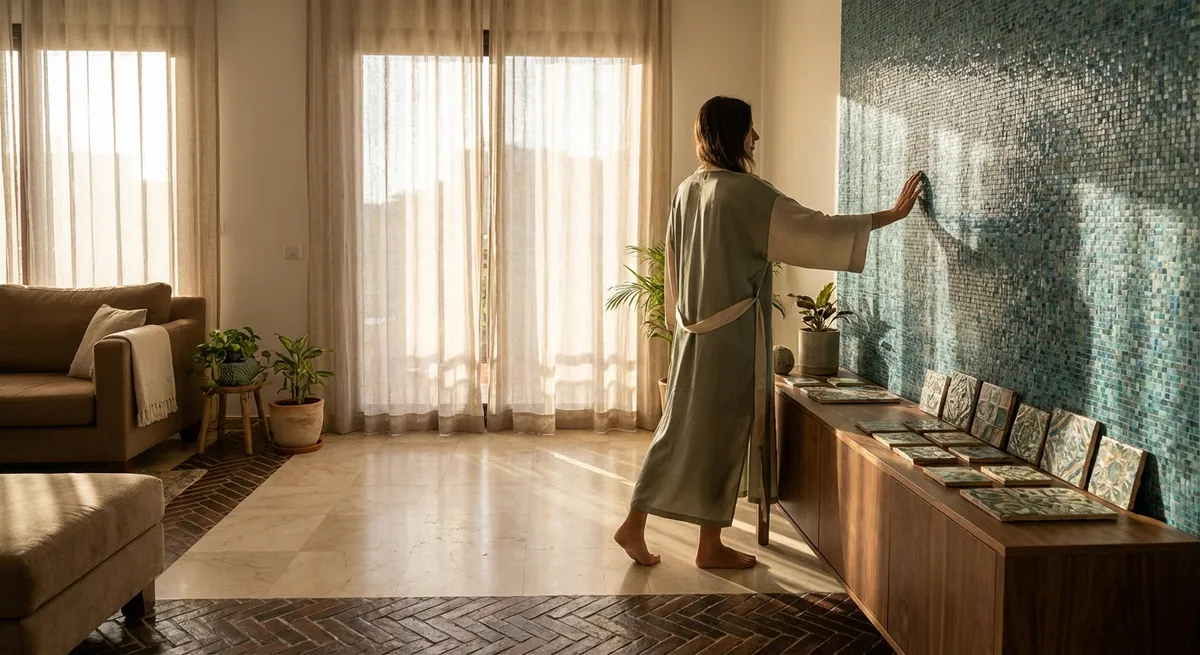 Tactile Composure: Curating Tile Atmospheres for the Cultured Home