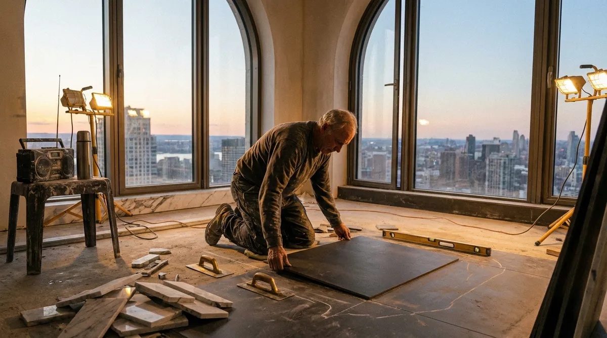 Laying Quiet Perfection: Inside the Craft of Couture Tile Installation