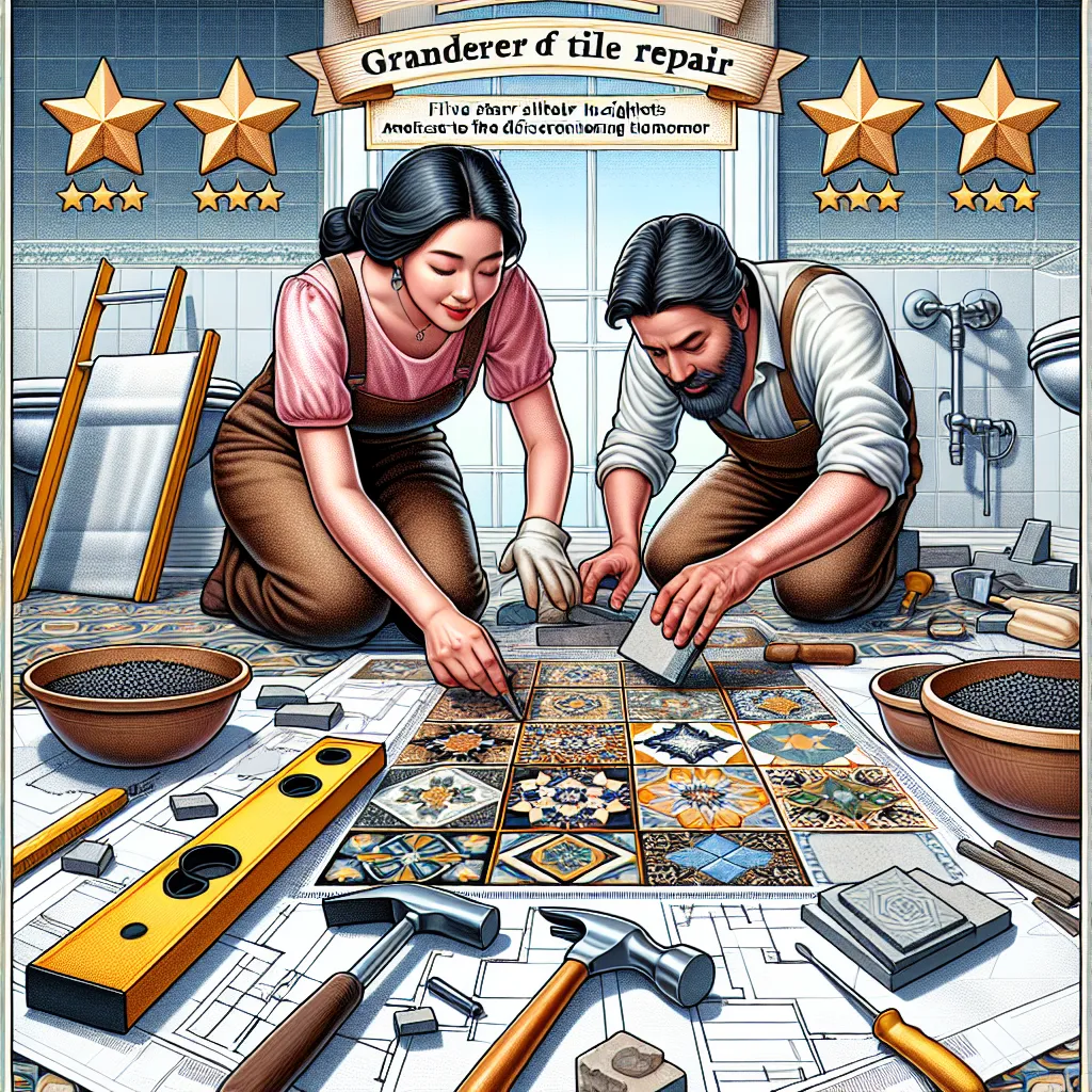 The Grandeur of Tile Repair: Five Stellar Insights for the Discerning Homeowner