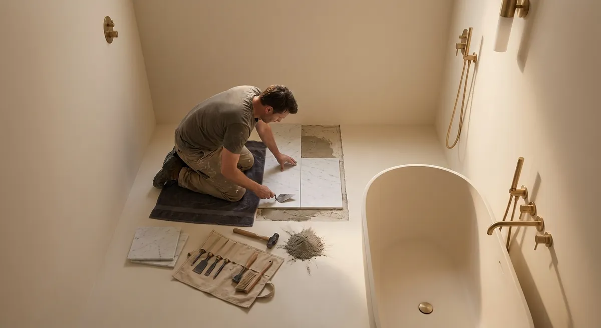 Discreet Tile Interventions for the Well-Composed Home