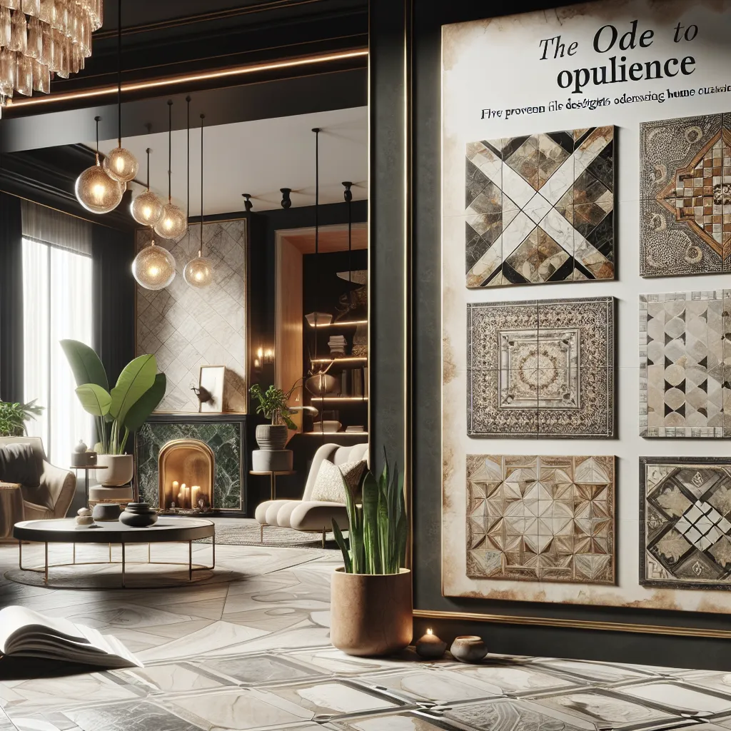 The Ode to Opulence: Five Profound Tile Design Insights for the Discerning Home Curator