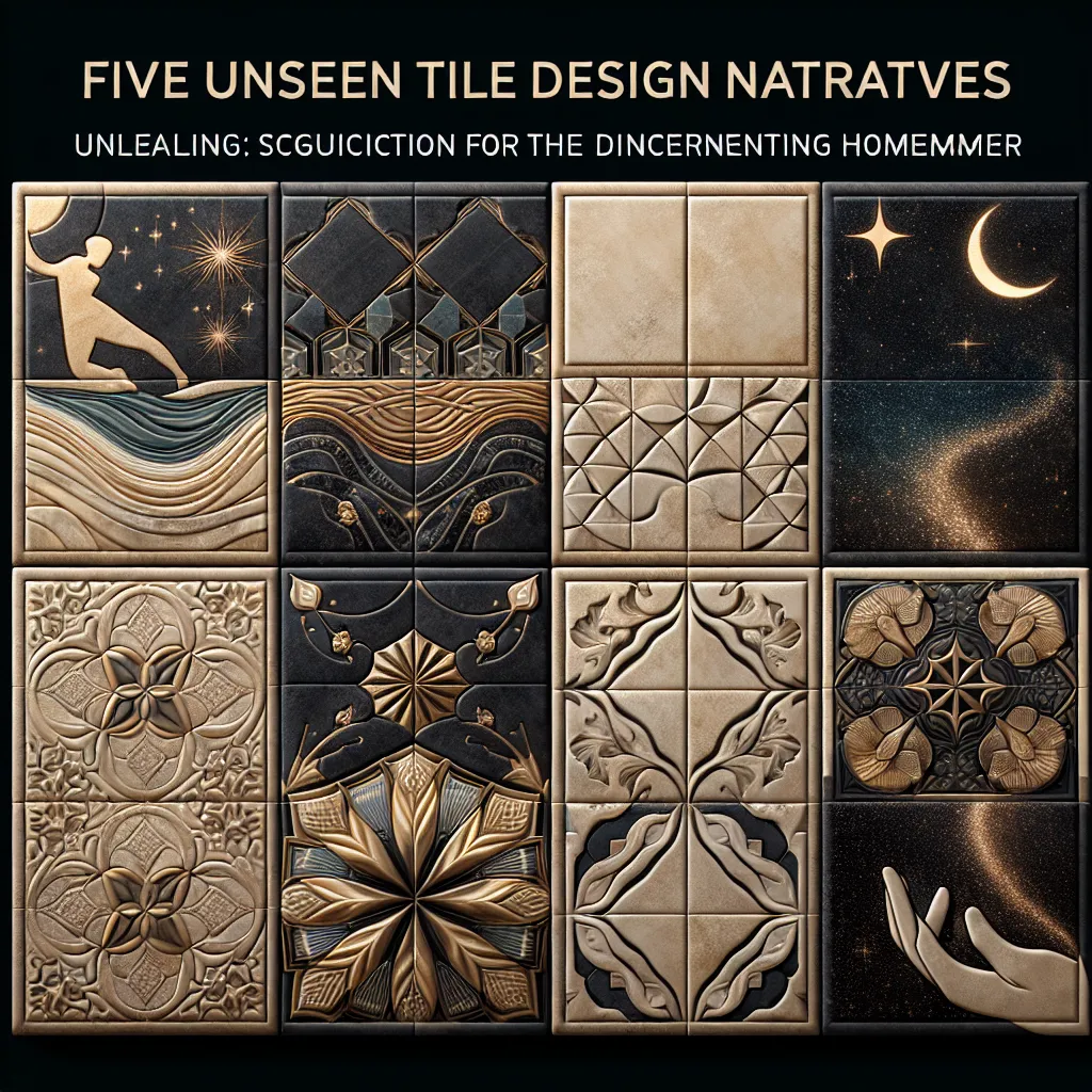 Five Unseen Tile Design Narratives: Unveiling Sophistication for the Discerning Homeowner
