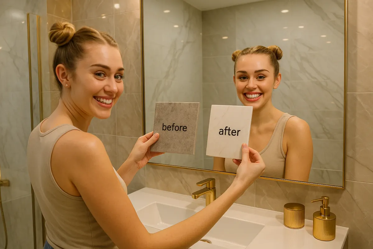 When a Smile Gets a Redesign: What Miley Cyrus’s New Look Teaches Us About Luxury Tile Makeovers