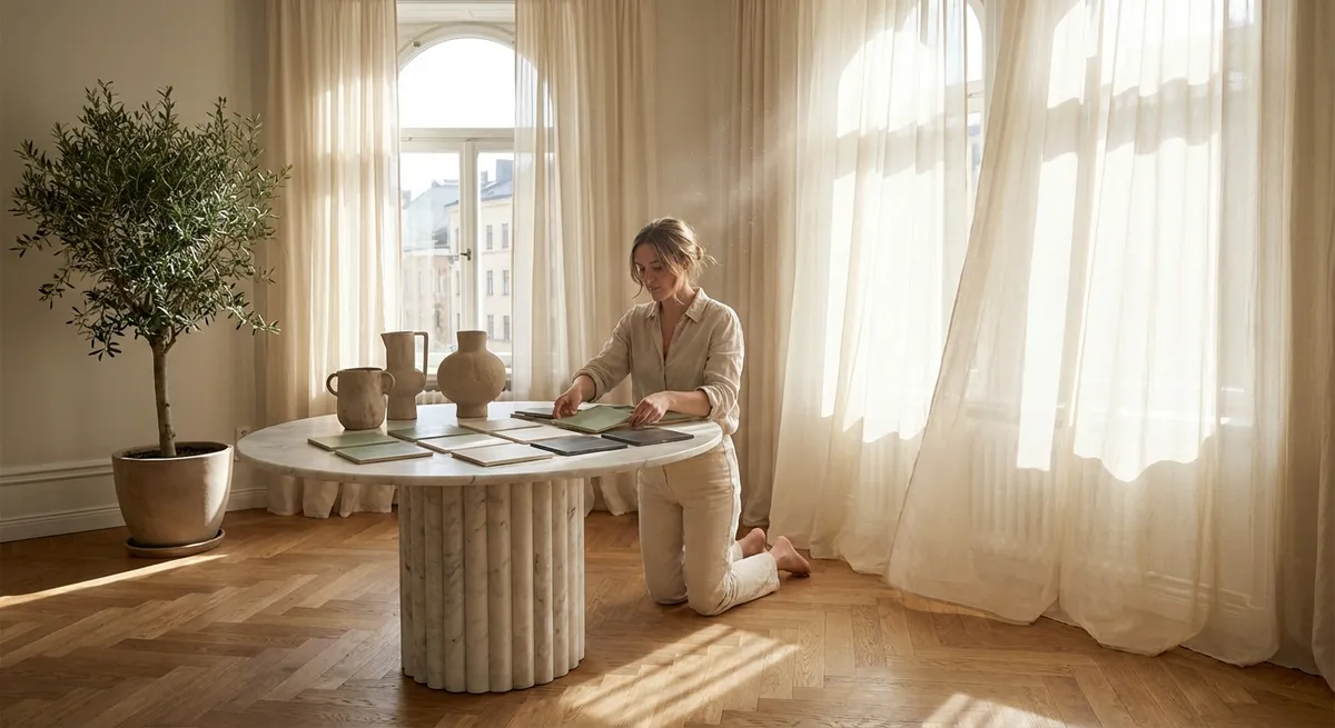 Chromatic Quietude: Curated Tile Palettes for the Cultured Interior