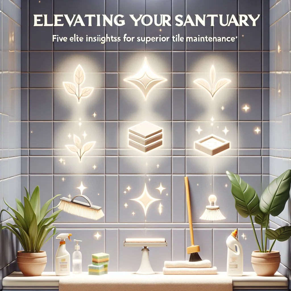 Elevating Your Sanctuary: Five Elite Insights for Superior Tile Maintenance