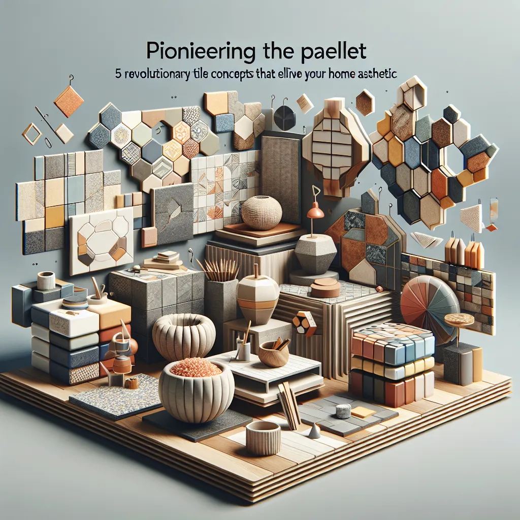 Pioneering the Palette: 5 Revolutionary Tile Concepts That Elevate Your Home Aesthetic