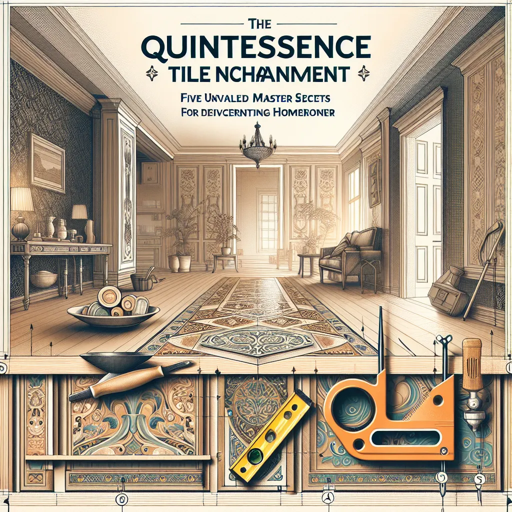 The Quintessence of Tile Enchantment: Five Unveiled Master Secrets for the Discerning Homeowner