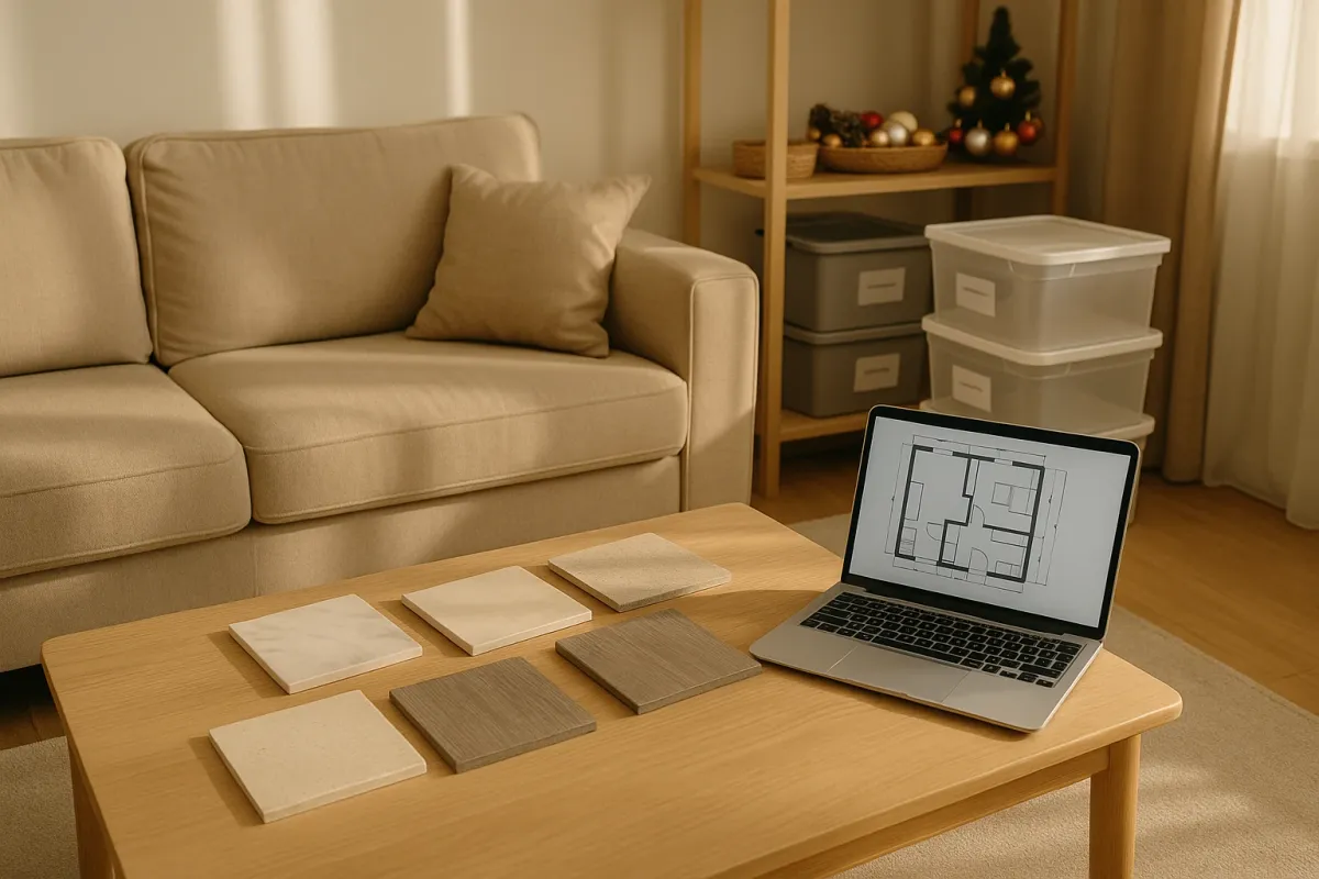 When Homes Go Viral for Order: Tile-First Design Before Holiday Chaos