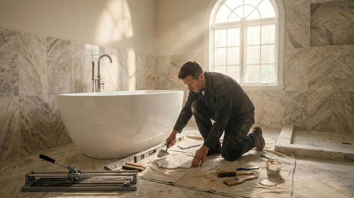 The Discerning Fix: Quietly Correcting Tile Flaws with Precision