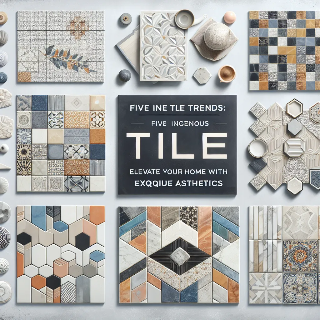 Five Ingenious Tile Trends: Elevate Your Home with Exquisite Aesthetics