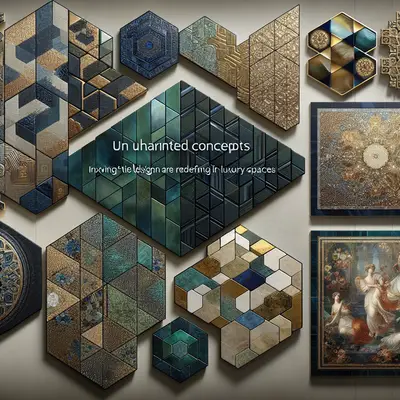 Pioneering Tile Design: 5 Uncharted Concepts Redefining Luxury Spaces
