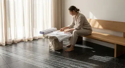 Quiet Drama: Composing Tile-First Rooms with Architectural Presence