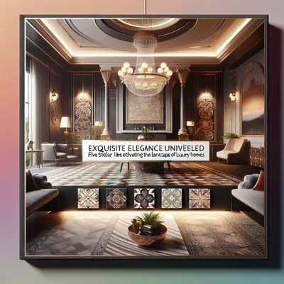 Exquisite Elegance Unveiled: Five Stellar Tile Ideas Elevating the Landscape of Luxury Homes