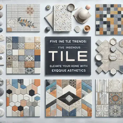 Five Ingenious Tile Trends: Elevate Your Home with Exquisite Aesthetics