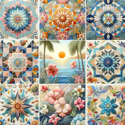 Five Exquisite Tile Transformations for the Summer Season
